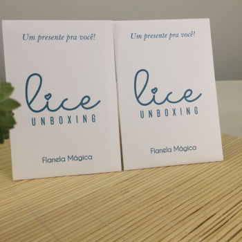 Flanela Mágica Personalizada + Envelope com Seu Logotipo - 50 Unidades